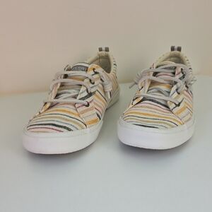 Sperry Top-Sider Multicolor Striped Sneakers.  Size 11